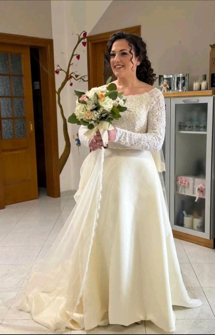 Abito da sposa dopo il trattamento